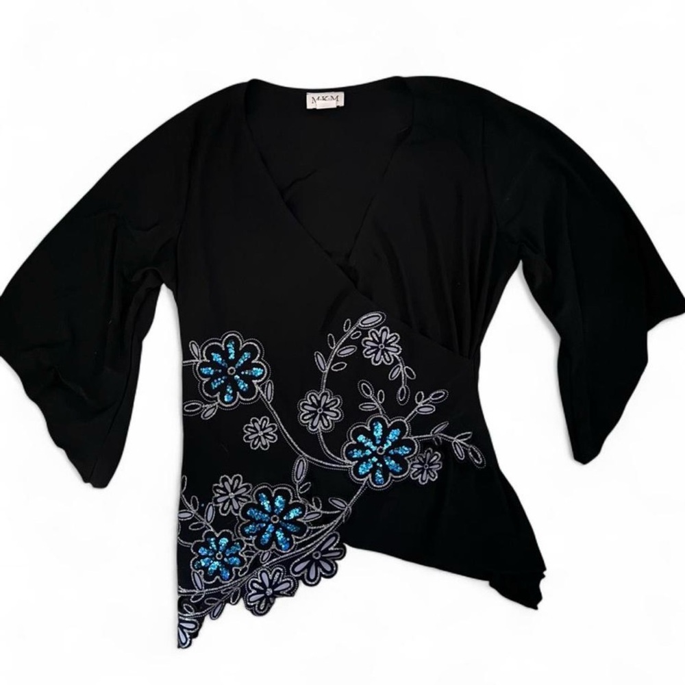 MKM Designs Classic Black Blouse